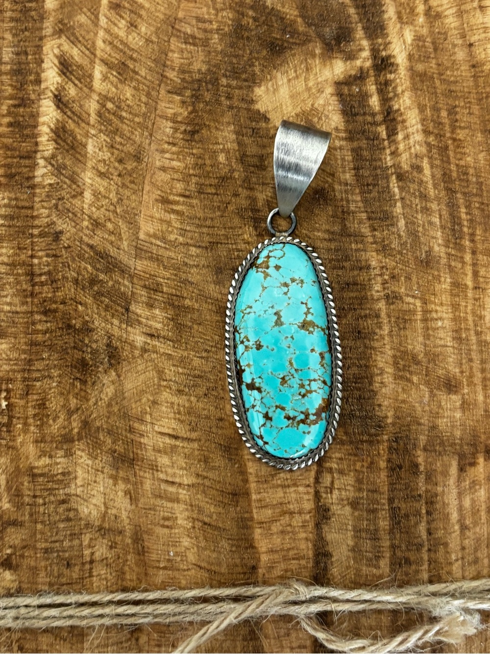 Mine 8 Stone Pendant - Turquoise